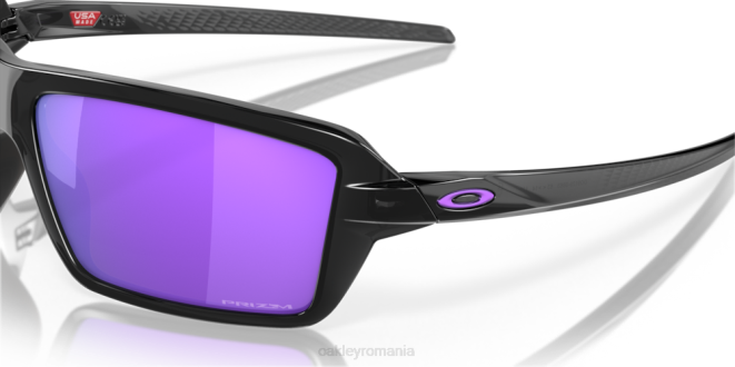 Oakley lentile violete prizm, rama cerneala neagra cabluri ochelari 620J672